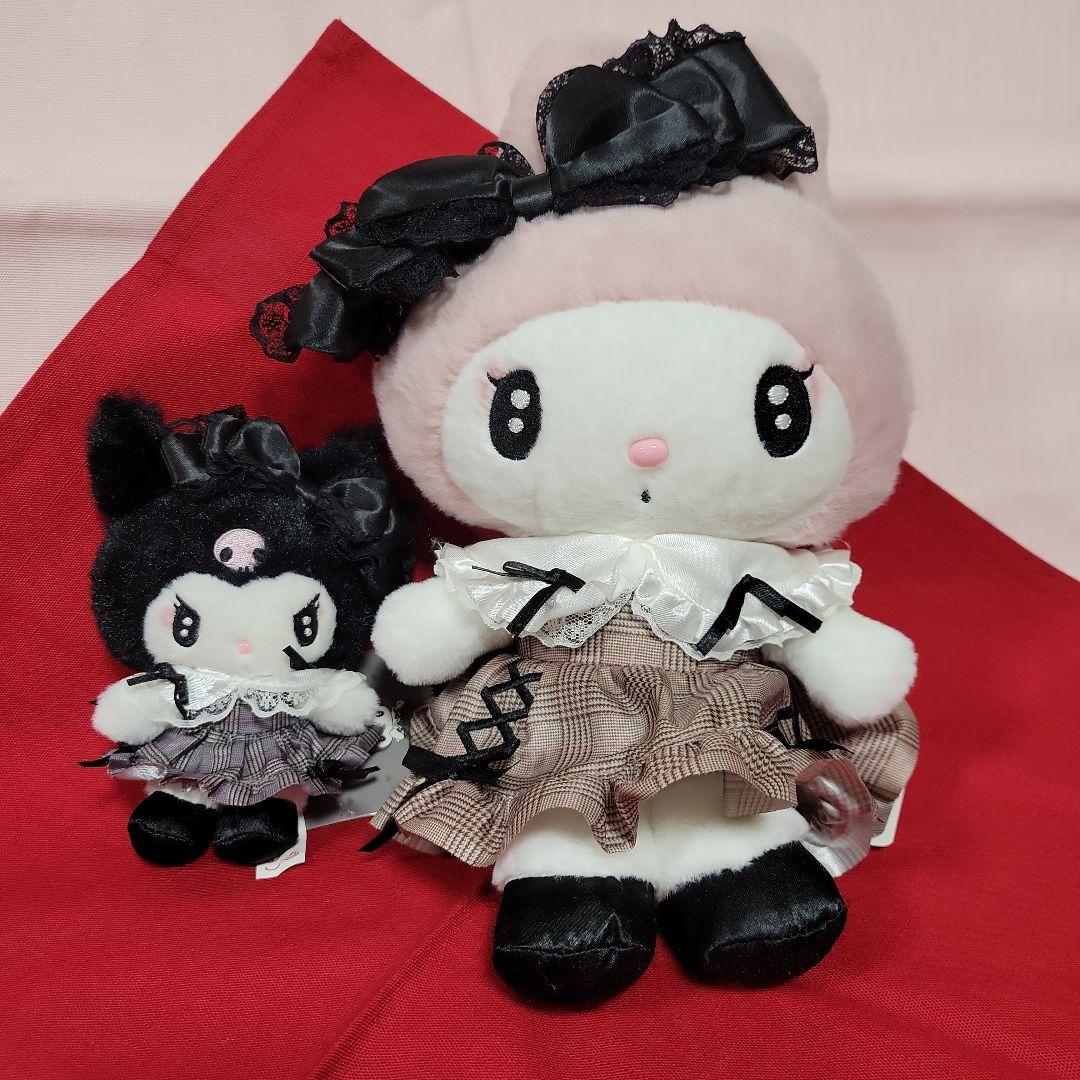 サンリオ 真夜中のメロクロ マイメロ クロミ ぬいぐるみ マスコット