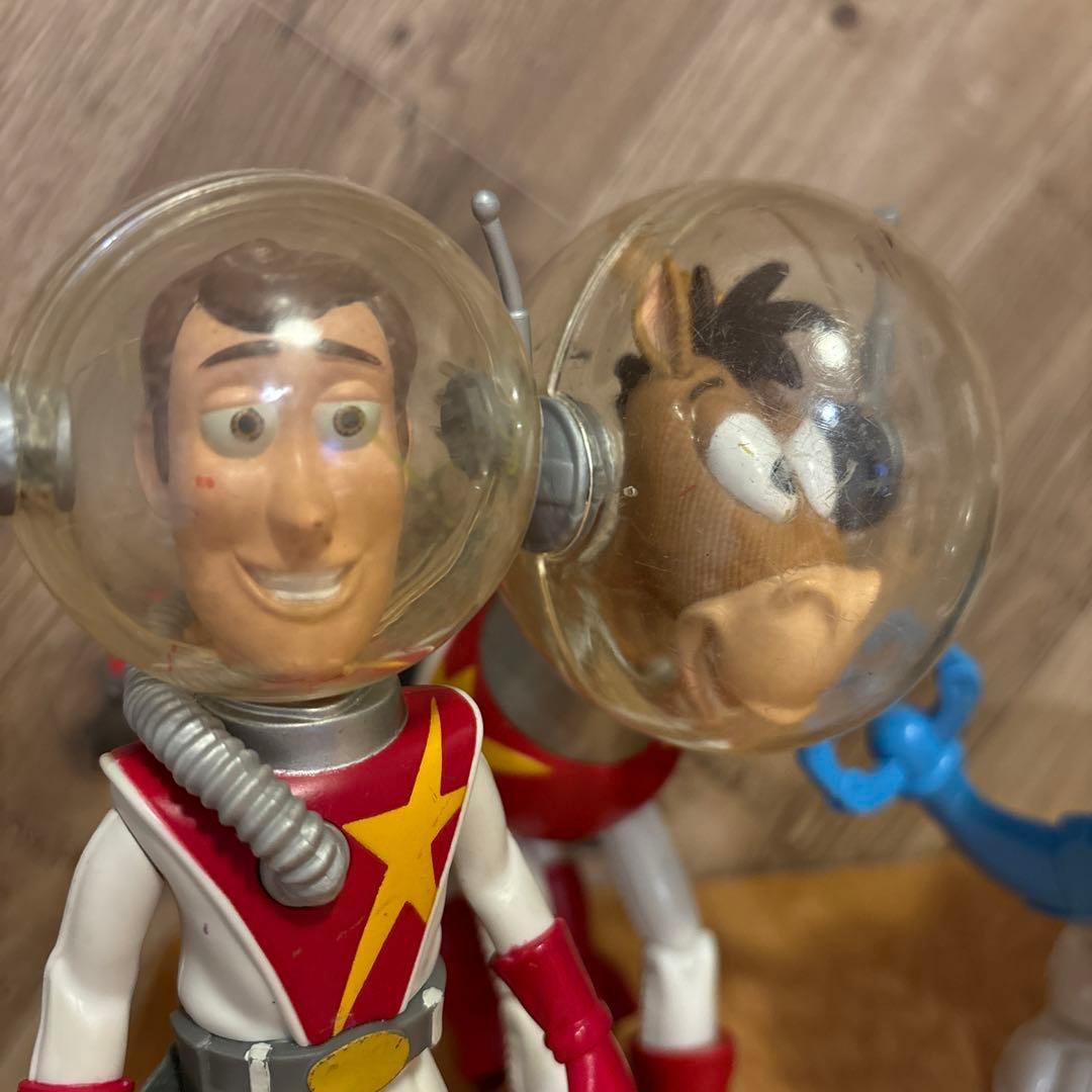 難あり　トイストーリー　スペースミッション　アンティーク　フィギュア　ウッディ