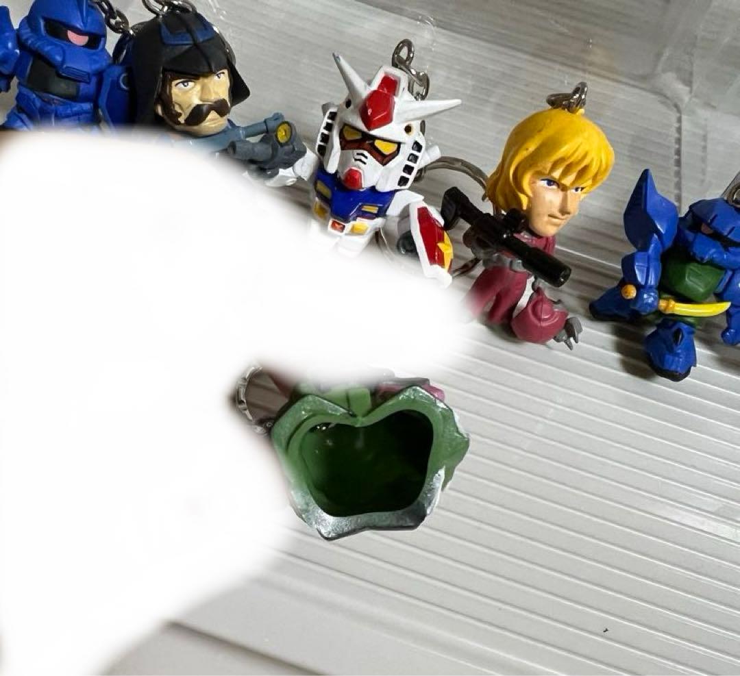 ガンダムのキーホルダーのセット