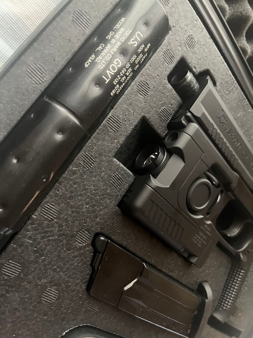 東京マルイSOCOM Mk23ガスガン フルセット サイレンサー付