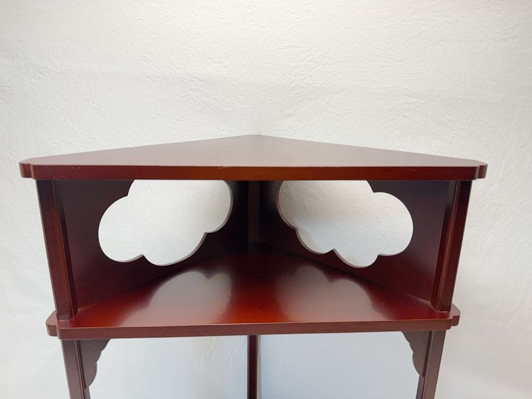 美品 茶道具 好文棚 惺斎好写 溜塗 茶棚 元箱