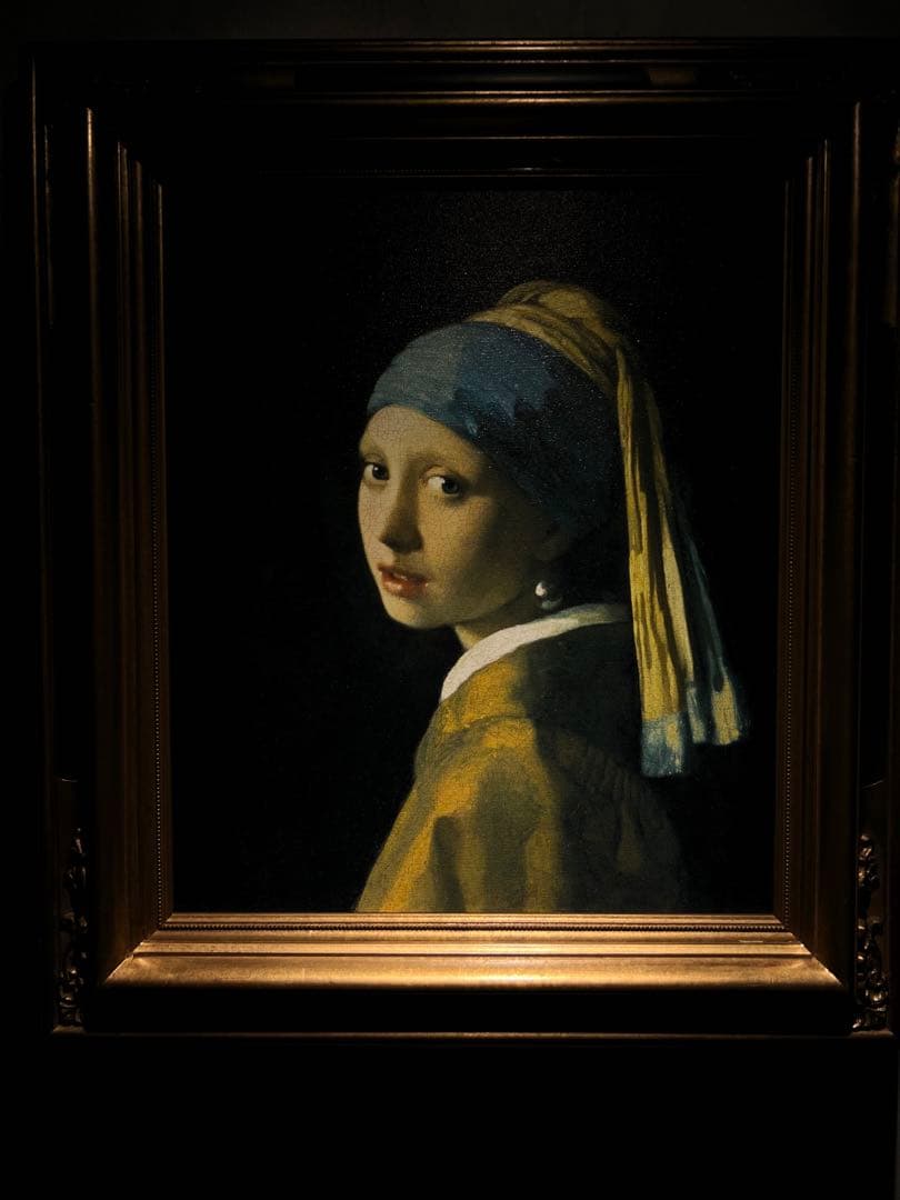 ヤン・フェルメール【真珠の耳飾りの少女】　保証書あり　美品