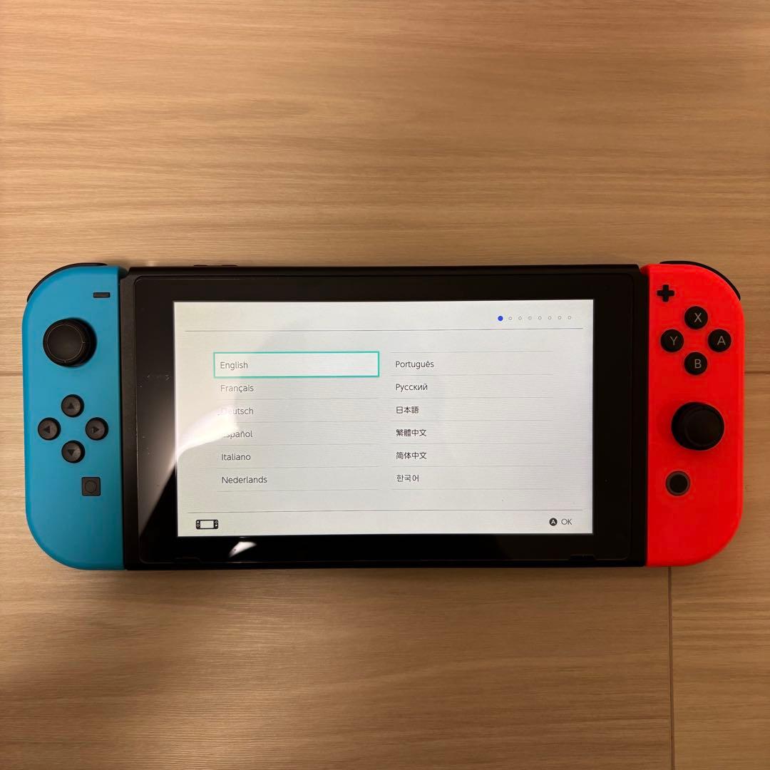 Nintendo Switch 本体 青/赤 Joy-Con 付属品あり