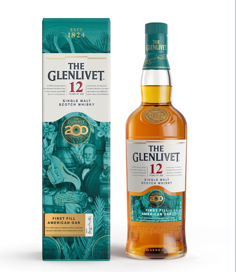 ザ・グレンリベット12年 200周年記念限定ボトル 700ml 箱付　6本セット