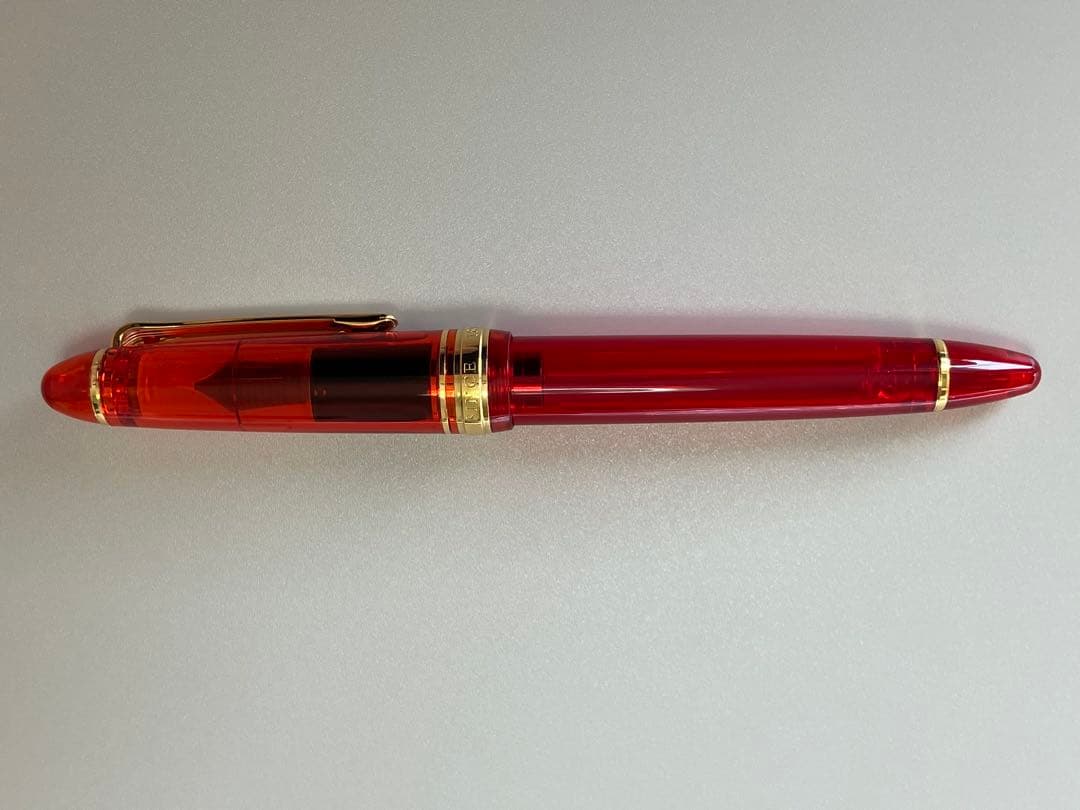 大丸藤井セントラル　オリジナル万年筆　北の彩景事典　夕茜街道　F(細字)