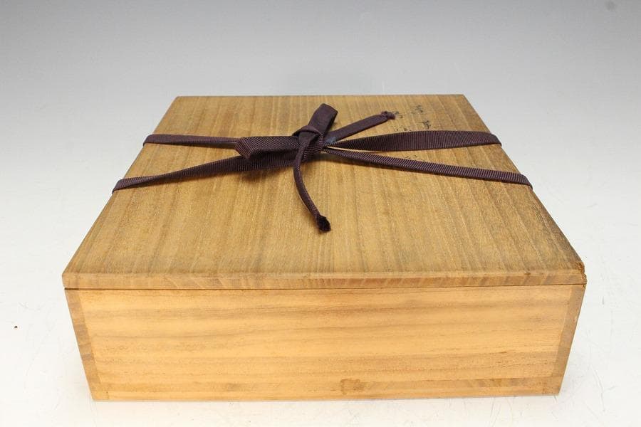 京塗 名門 平安 美濃屋 みの屋 蓬莱蒔絵 硯箱 筆 揃未使用(K-XA880)