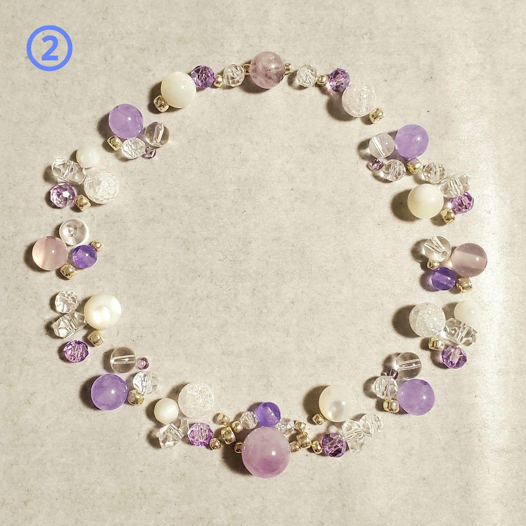 【Melribon様 オーダー品】天然石ブレスレット 2点