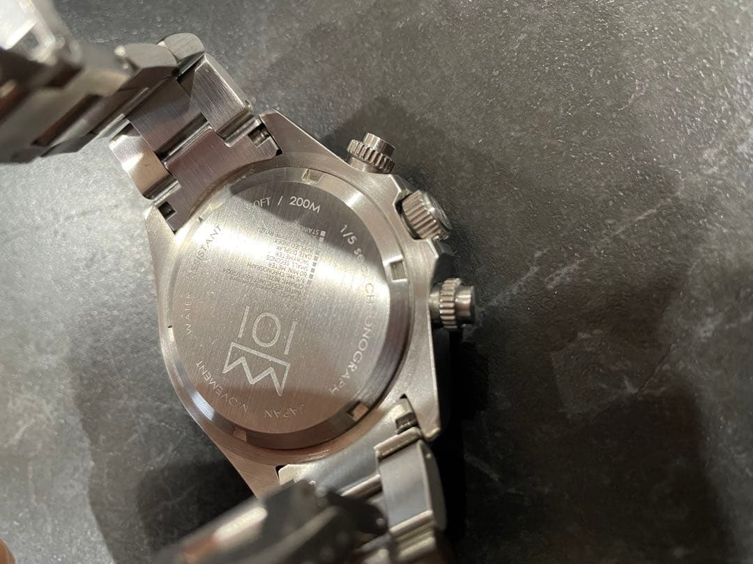 値下げ 美品 101 ヒャクイチ 腕時計 クロノグラフ クオーツ ダイバーズ