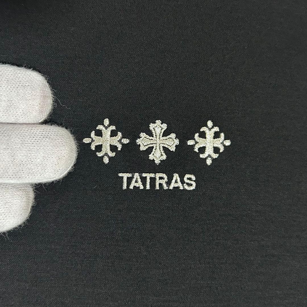 美品 TATRAS タトラス ロゴ 刺繍 半袖 Tシャツ カットソー M相当