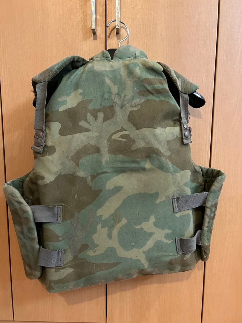 US(米軍) ウッドランドカモ・ボディアーマーベスト DLA-84/実物