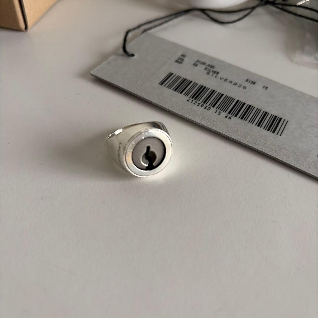 アクセサリー LAD MUSICIAN KEY HOLE RING SILVER 925