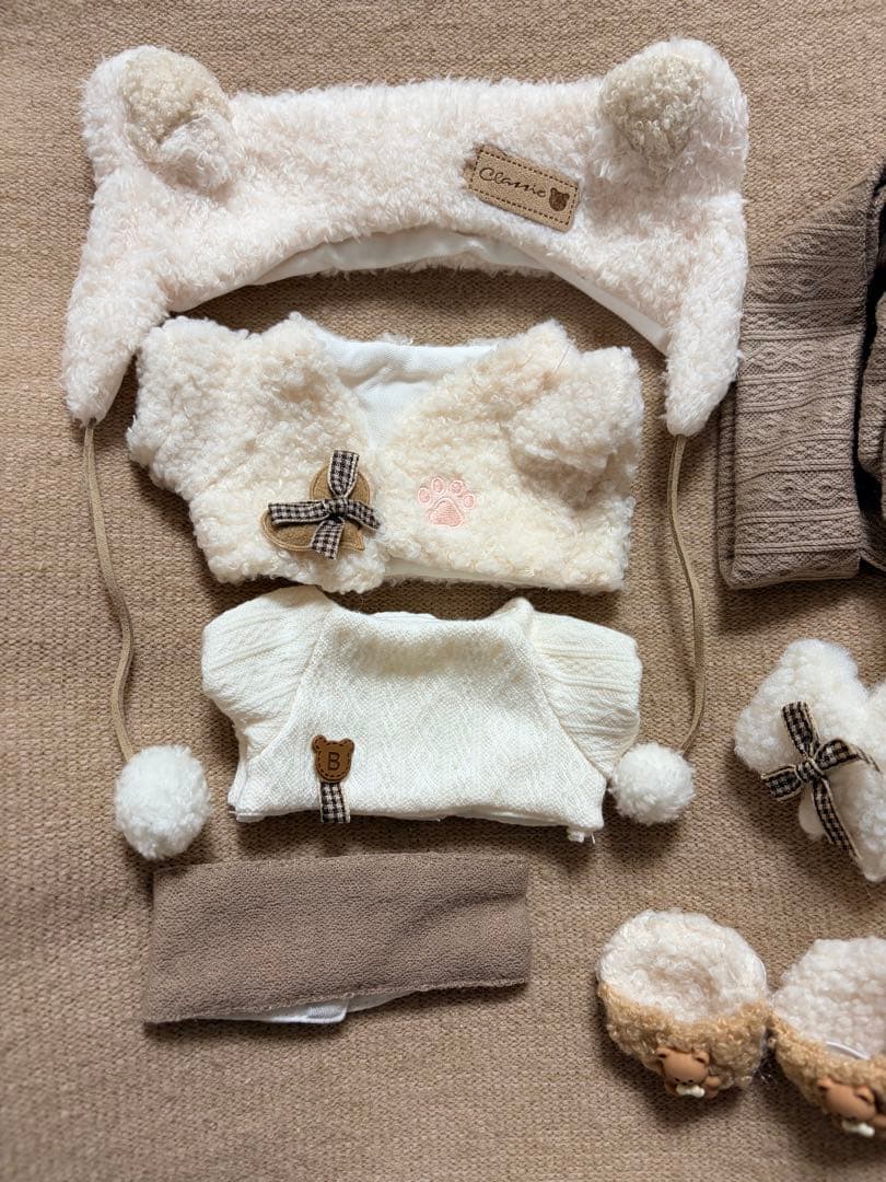 ぬいぐるみ服20cm 着せ替えぬい服 ぬい活 3着まとめ