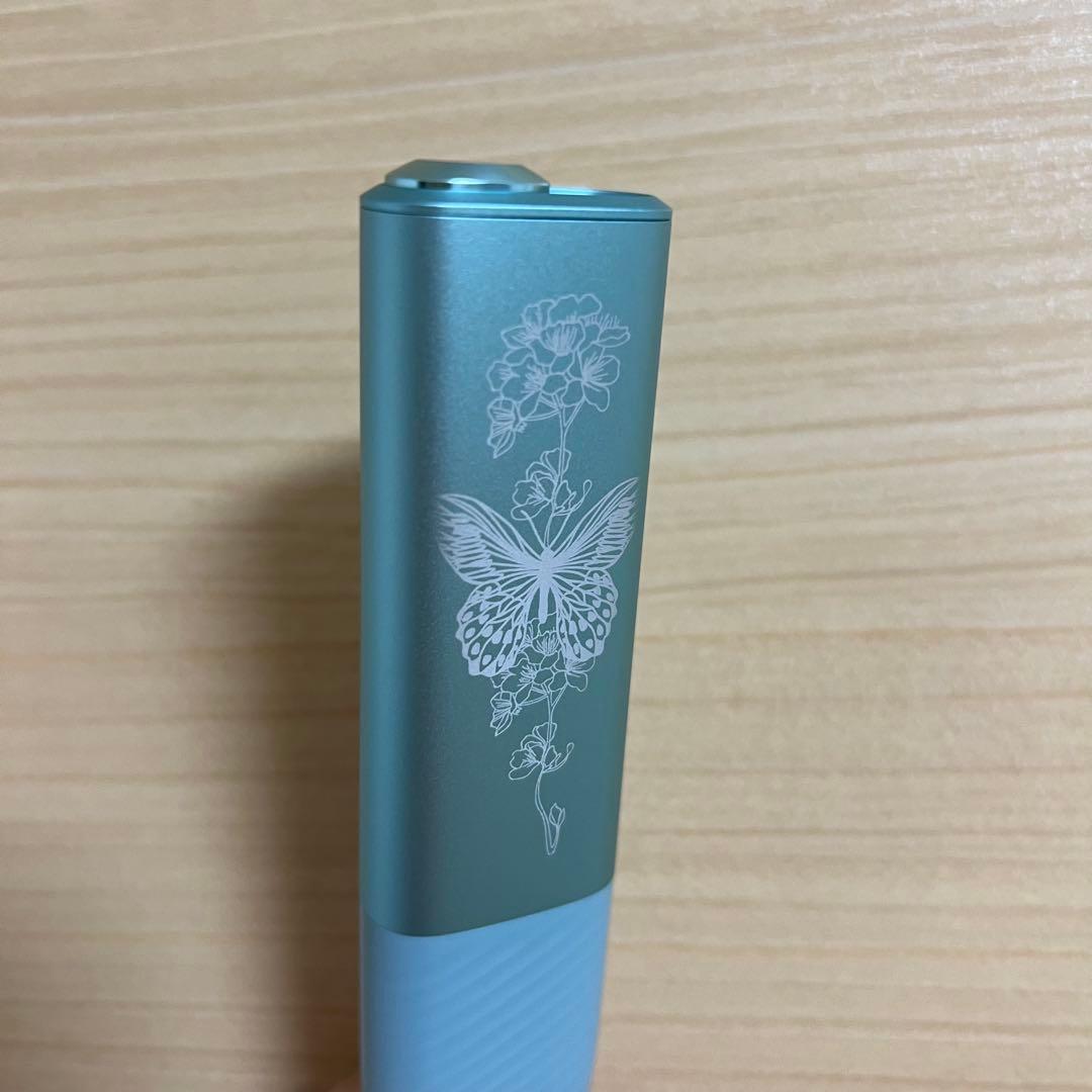 iQOS ILUMA i ONE アイコス イルマｉワン レーザー加工水色