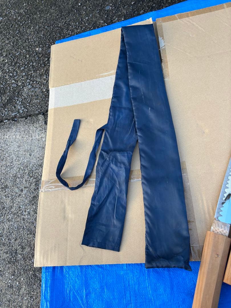 模造刀 白鞘 日本刀　美品　日本刀 波刃 木製柄