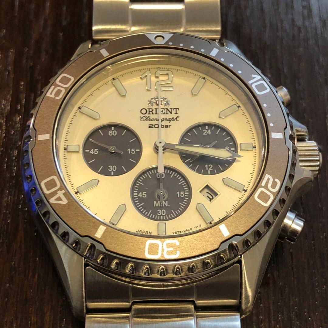 【オリエント・マコ】オンラインストア限定 クロノグラフ RN-TX0209G