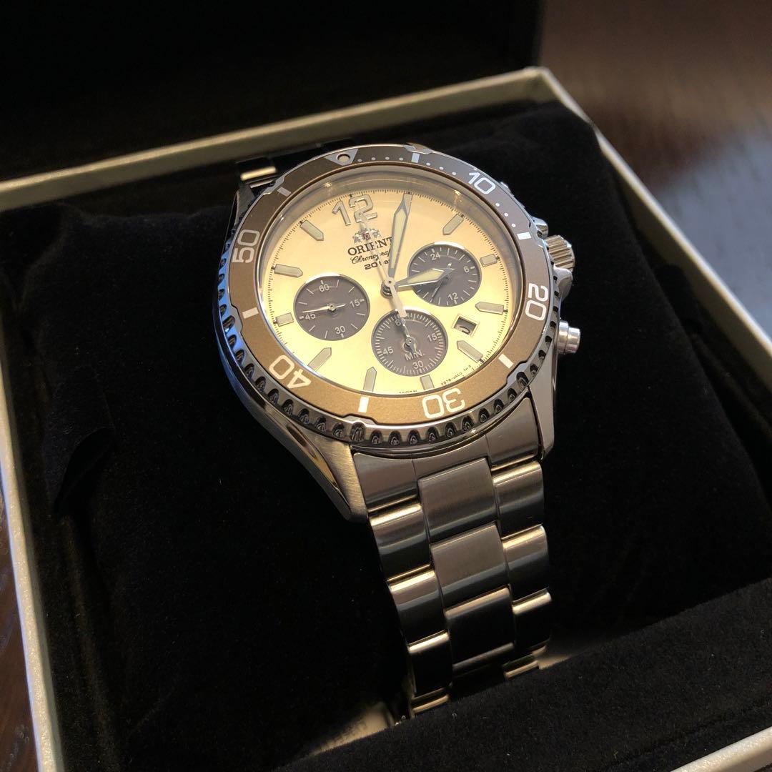 【オリエント・マコ】オンラインストア限定 クロノグラフ RN-TX0209G