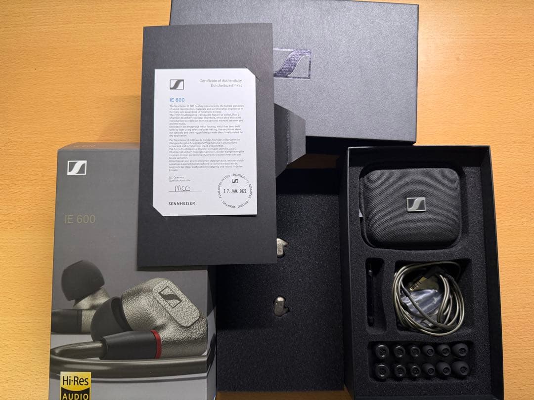 Sennheiser IE 600 ゼンハイザー　イヤホン