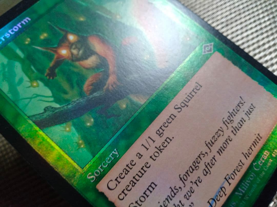 【ご確認用】モダンホライゾン2 旧枠 foil 騒鳴の嵐b 英語  1枚 MTG