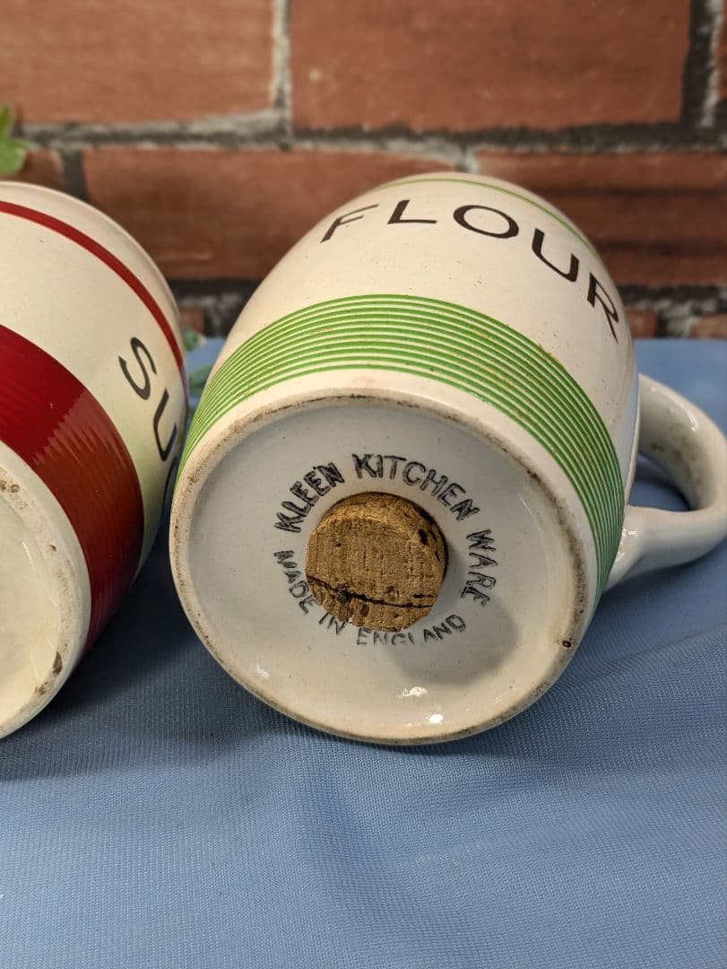 イギリス アンティーク KLEEN シュガーポット フラワーポット