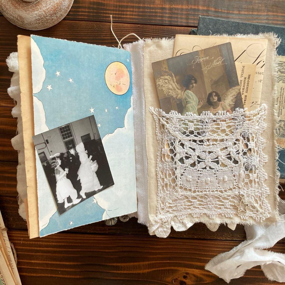 ジャンクジャーナル　junk journal雑記帳　エフェメラセット