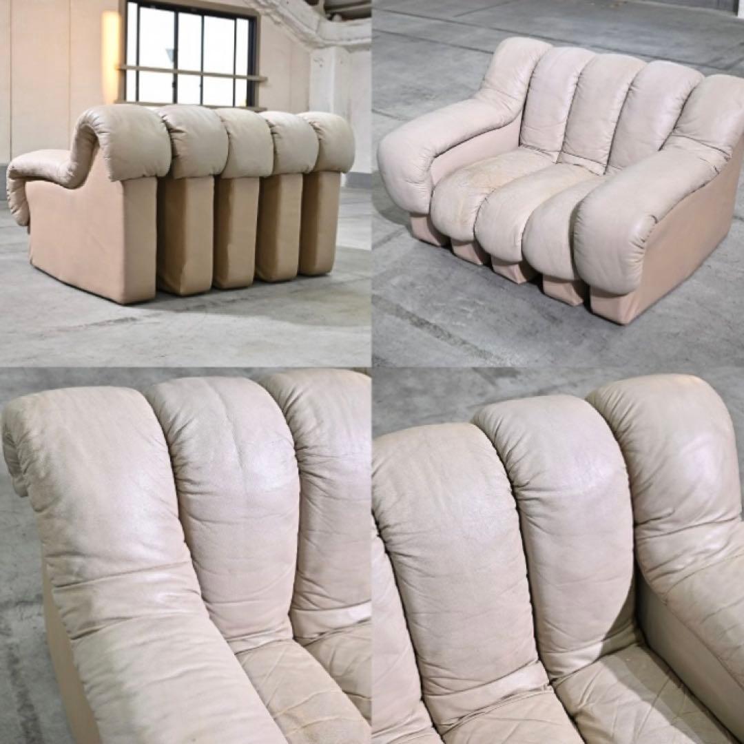 ①最高級 mobilia製 スネークソファ9連セットデセデ de sede