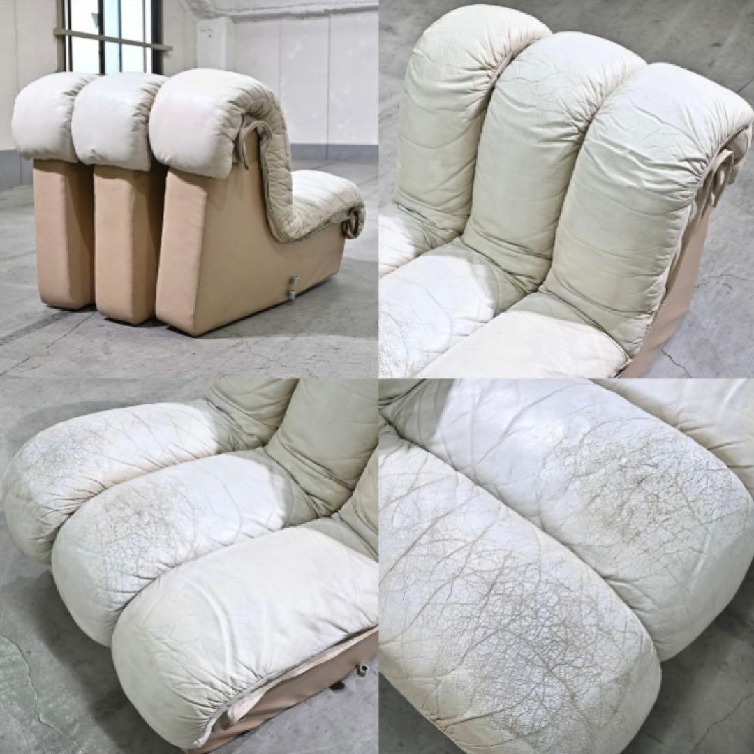 ①最高級 mobilia製 スネークソファ9連セットデセデ de sede