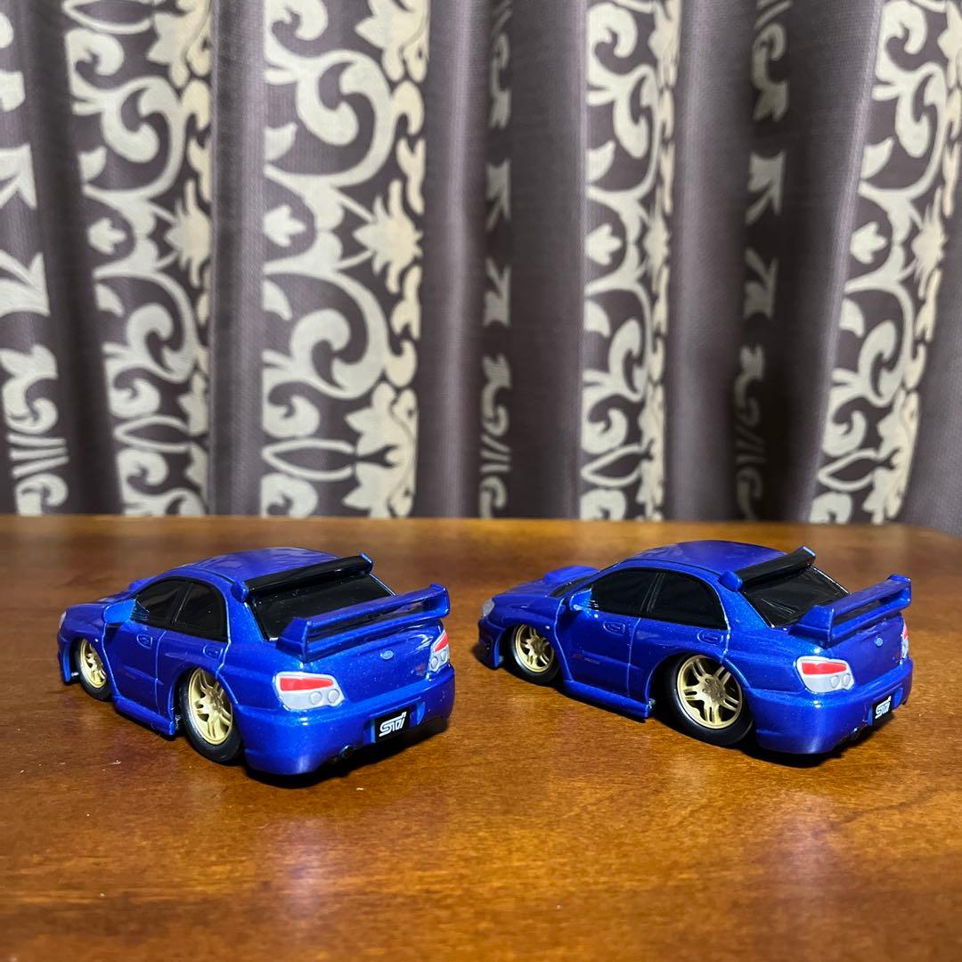 ドライブタウン　スバル インプレッサ鷹目　2台　シャコタン加工品