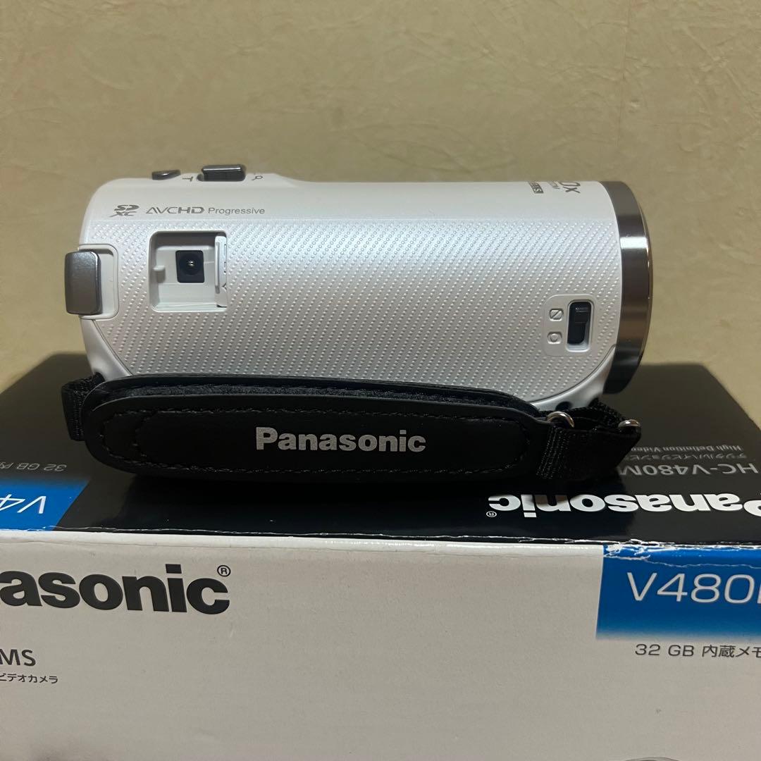 【未使用】パナソニック HC-V480MS-W　デジタルハイビジョンカメラ