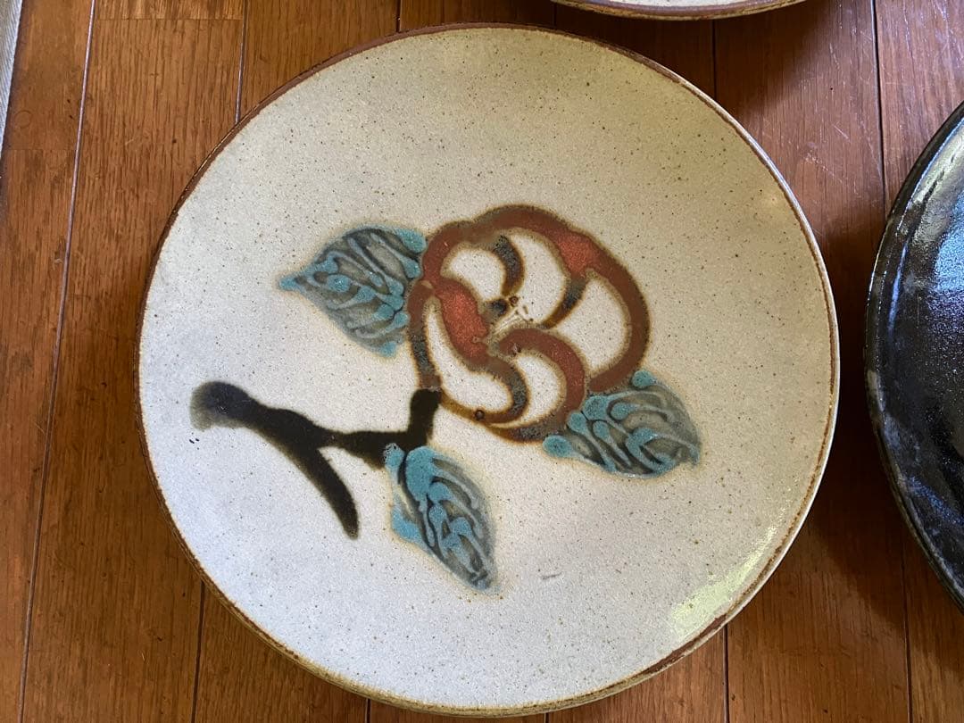 飾り　大皿　5枚　皿立て3個付き