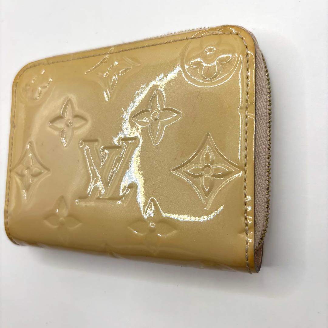 正規品 ルイヴィトン パース ヴェルニ エナメル モノグラム ベージュ