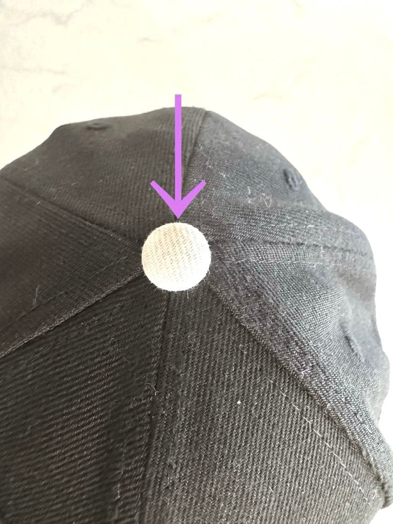 WTAPS 黒キャップ WT刺繍ダブルタップス