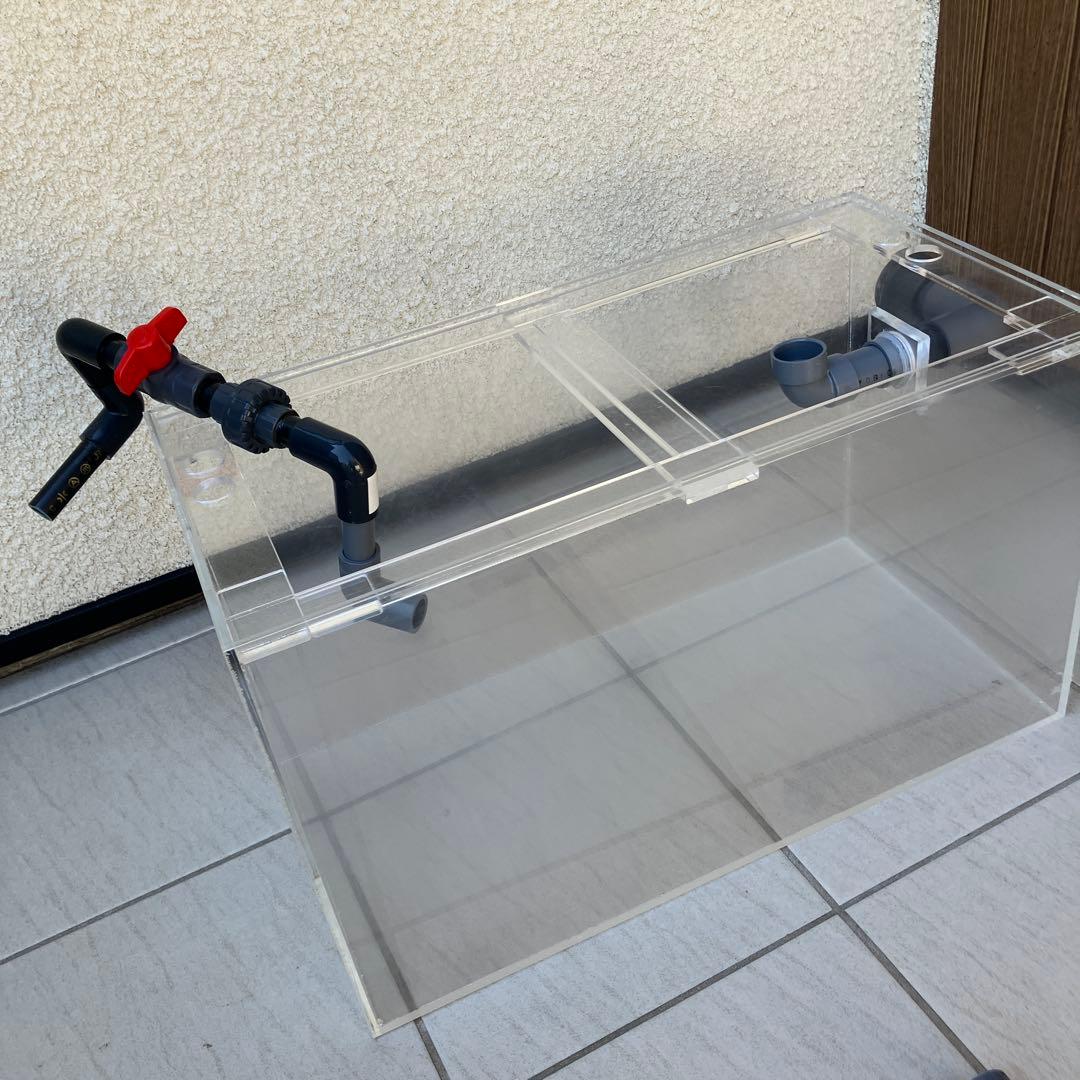 アクリル水槽60センチ　サイドオーバーフロー