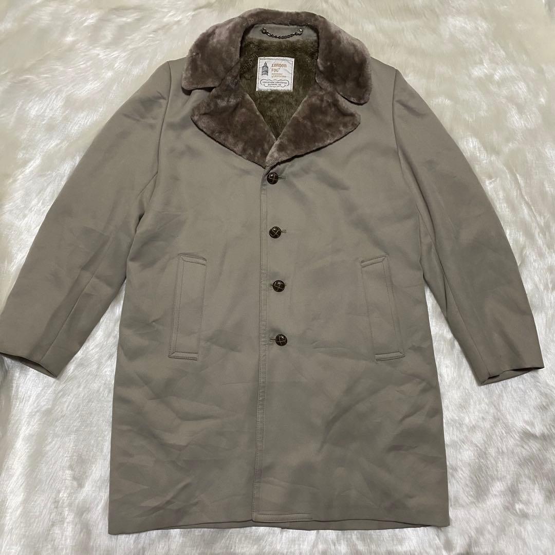 交渉中gco56 LONDON FOG ロンドンフォグ　ギャングコート胡桃牡丹