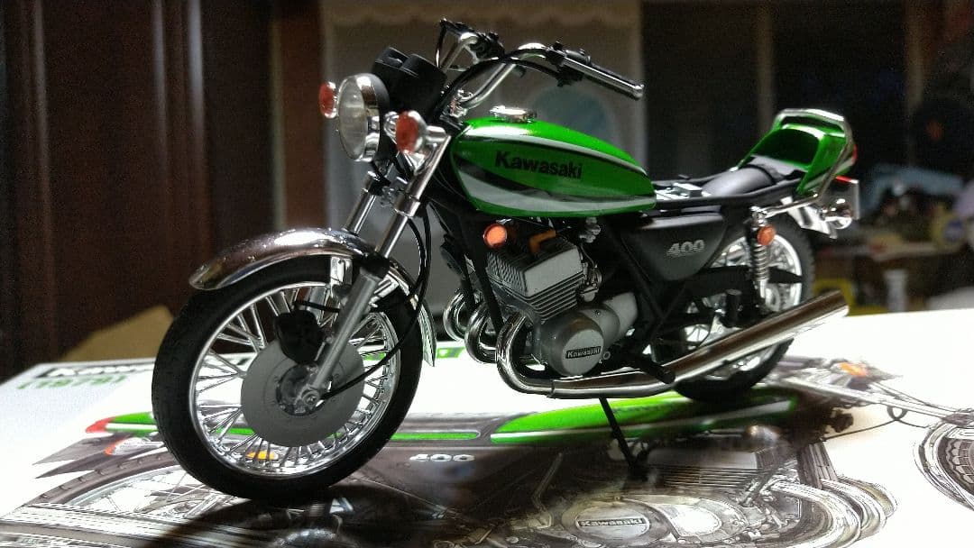 KH400プラモデル製作依頼用。フィギュア付きません。アクリルケース付き。