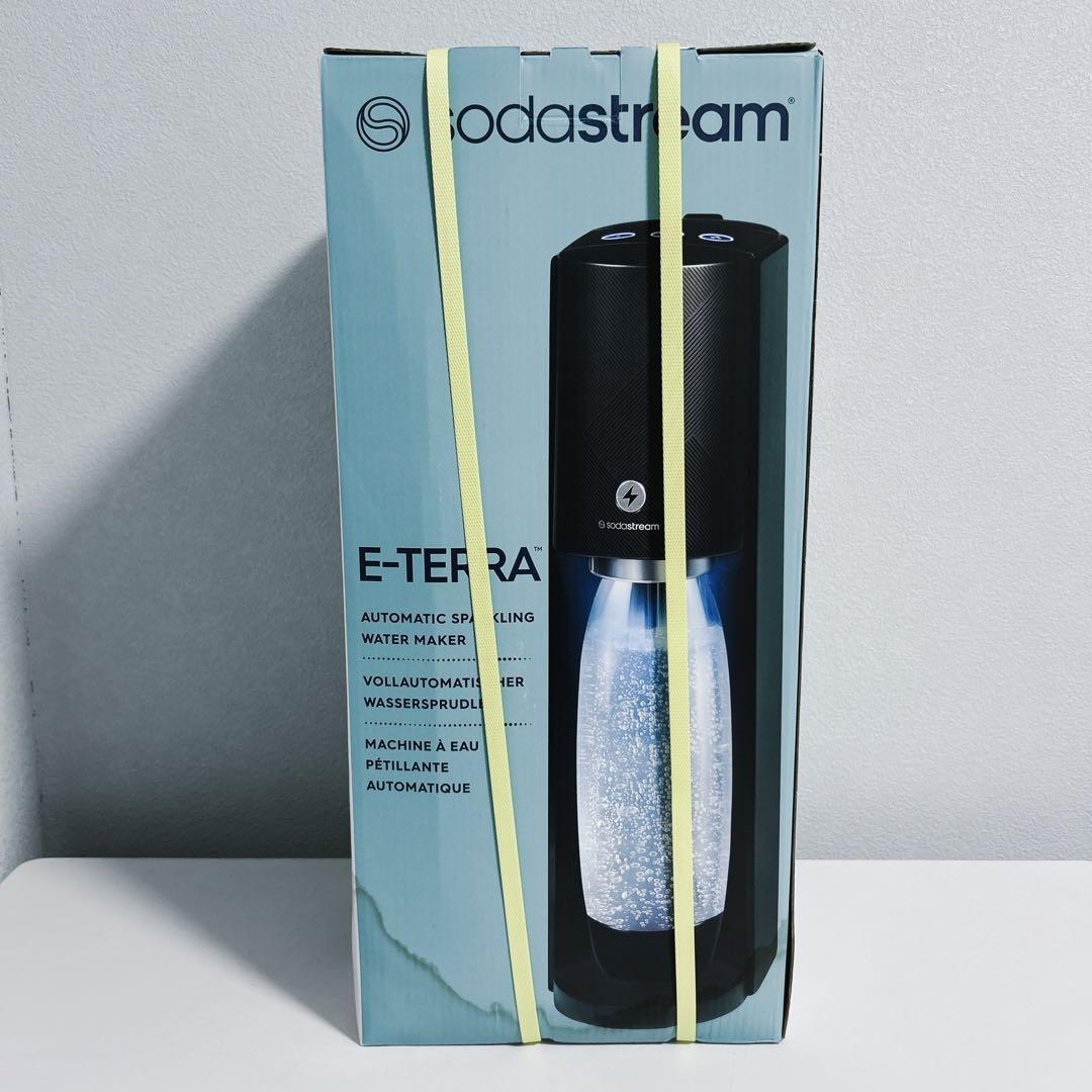 【訳あり】ソーダストリームE-TERRAスターターキット ブラックSSM109