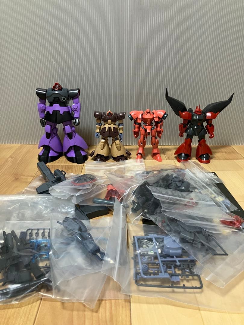 ガンプラ　ガンダム　プラモデル　ジャンク　hguc mg ドム　ゲルググ