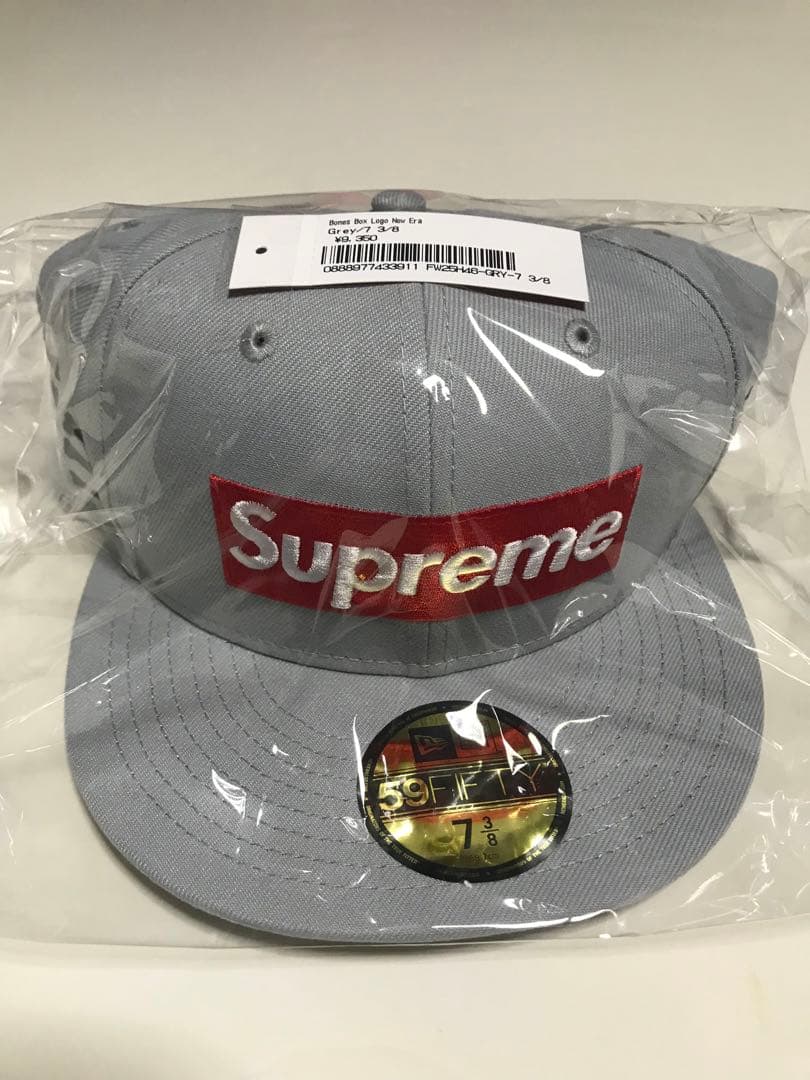 帽子 25aw Supreme Bones Box Logo New Era Cap