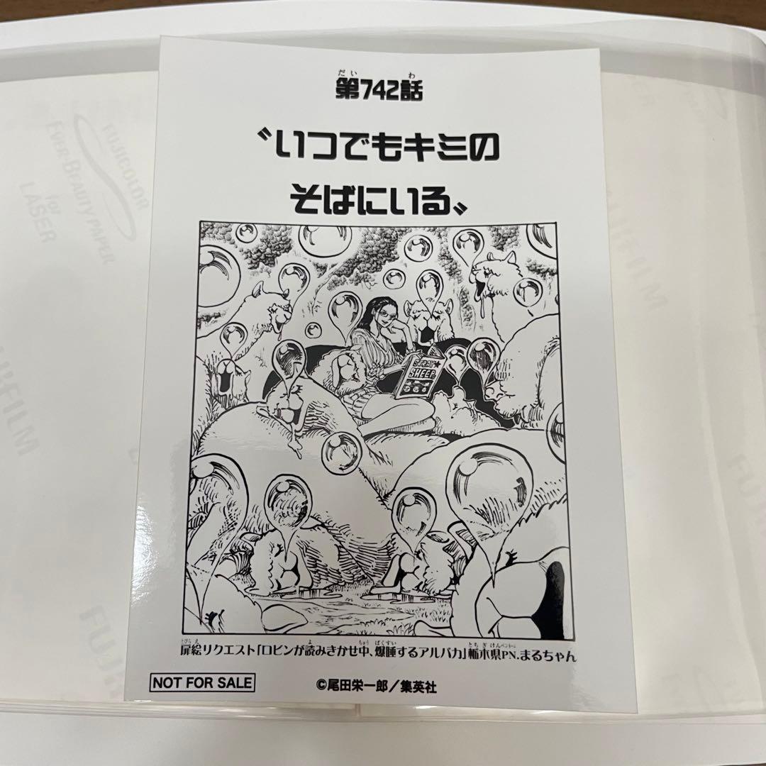 ワンピース 1000logs 扉絵ブロマイド 742話 ロビン