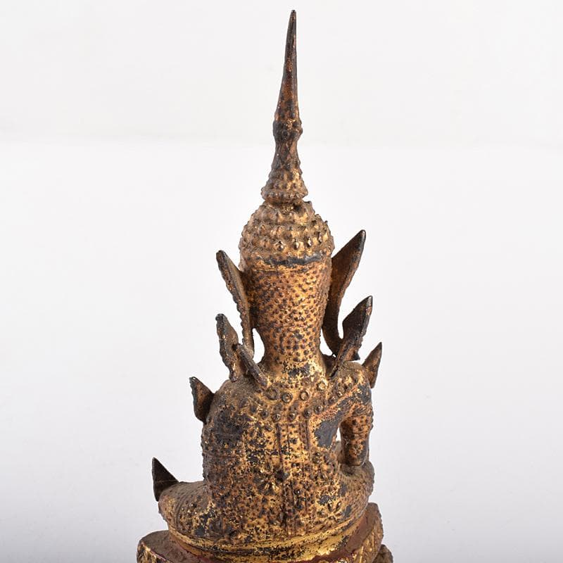 仏教美術　古銅鍍金　チベット仏　仏像　置物　V　R7705