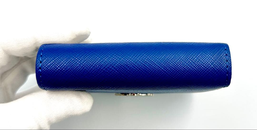 【最新✦新品】Vivienne Westwood 三つ折り財布 青 ブルー 人気