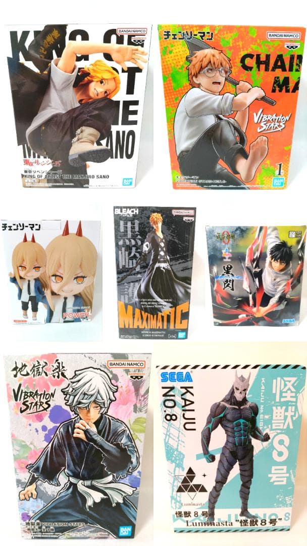 未使用品 東リベ チェンソーマン 呪術廻戦 他 フィギュア まとめ売り
