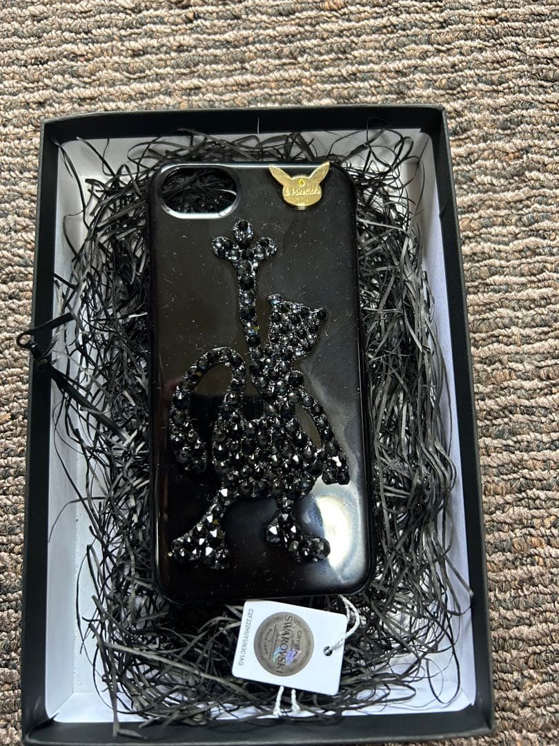 ポケモンセンターシブヤ スワロフスキー ミュウツースマホケースiPhone7/8