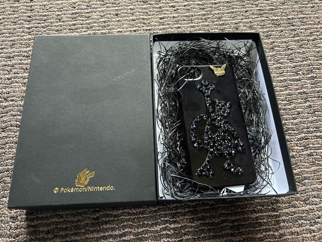 ポケモンセンターシブヤ スワロフスキー ミュウツースマホケースiPhone7/8