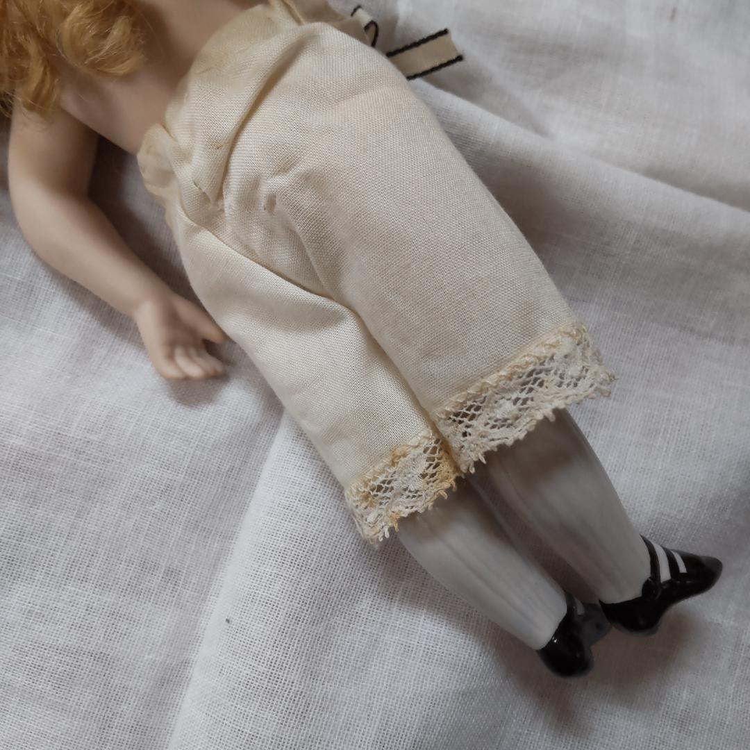 ミニョネット　アンティークドールリプロ　人形　シモン&ハルビック　リボン