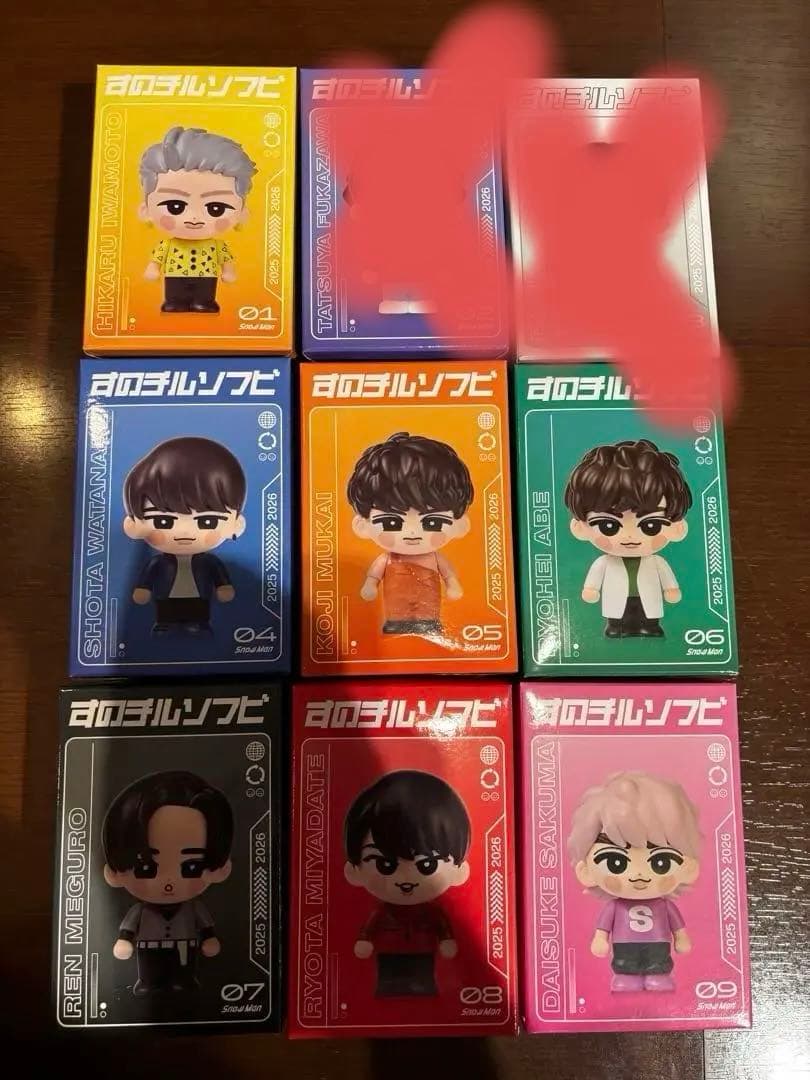  Man ON すのチル ソフビ 7人