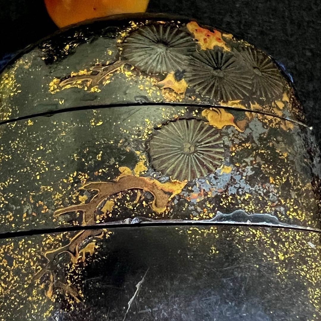 専用　江戸時代　蒔絵印籠、極上根付　60g 東Y8-0106☆2F