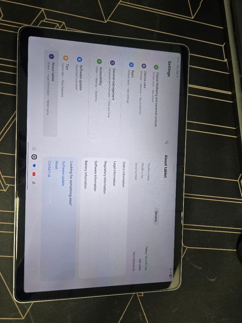 【美品】Samsung Galaxy Tab S10 lite SM-X400