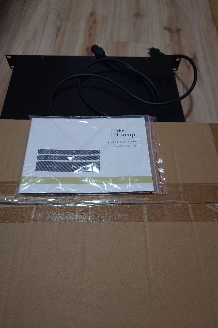 ドイツ製パワーアンプ thomann S-75mk2 説明書 箱付き