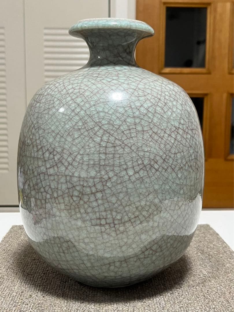 中国美術 清代哥釉 陶磁器 伝統工芸品 美術品 置物 唐物