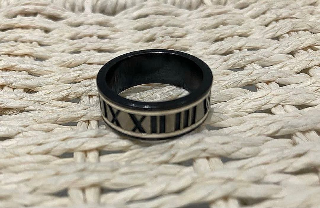 【オンライン限定】TIFFANY&Co.アトラスリング 18号 SV925チタン